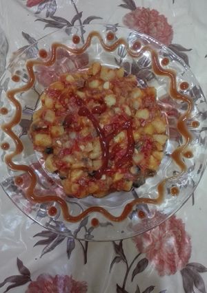 عکسی از دستور خوراک سیب زمینی ساده