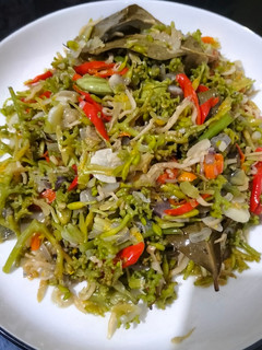 Foto resep Tumis bunga pepaya / Oseng kembang kates