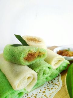 Foto resep Dadar Gulung isi Unti Kelapa