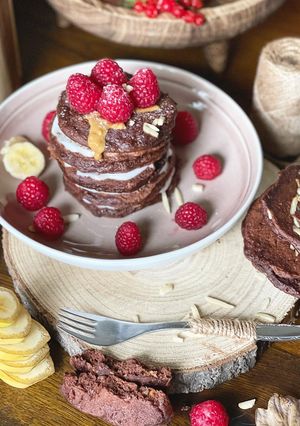 Foto de Panquecas de Banana e Chocolate 🍌🍫
