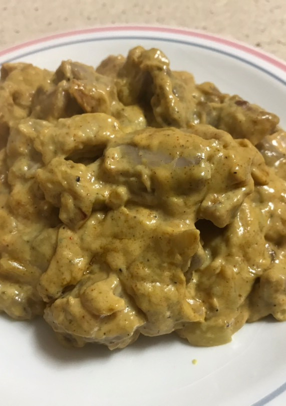 Una foto de Pollo al curry