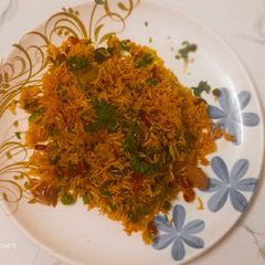 A picture of शेजवान फ्राइड राइस (shejwan fried rice recipe).