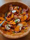 Ensalada de zanahoria y rábano