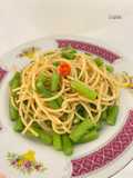 Spageti aglio olio ccok Untuk diet