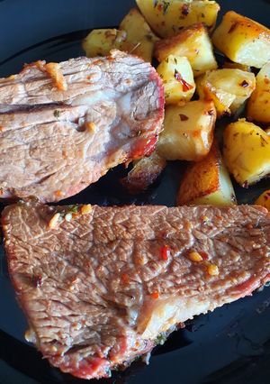 Una foto de Carne al horno
