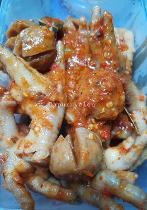 Foto resep Ceker+pentol mercon