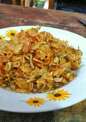 Foto resep Bawang goreng renyah gurih anti gagal