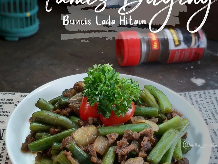 Cara Gampang Menyiapkan Resep  Tumis Daging Buncis Lada Hitam yang Lezat Sekali, Enak