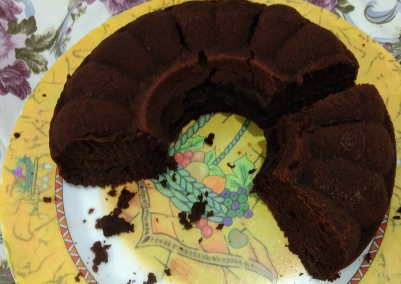 Cake coklat kukus