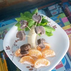 A picture of Mini melting bananas ice- cream.