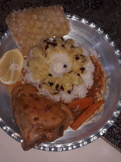 عکسی از دستور زرشک پلو با مرغ