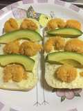 Bruschetta de camarones