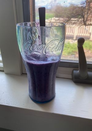 A picture of Blueberry frozen awesome.