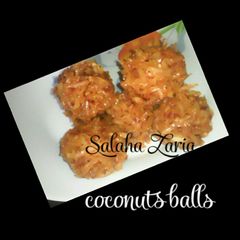 A picture of Coconut balls.