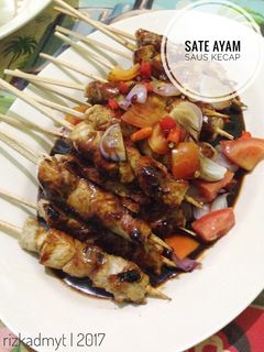Foto resep Sate Ayam Saus Kecap