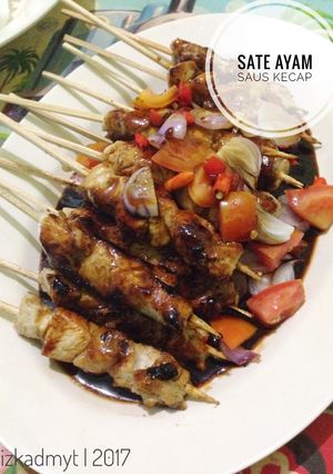 Foto resep Sate Ayam Saus Kecap