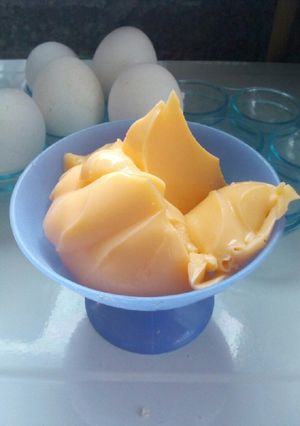 Una foto de Gelatina de Yogurt de Naranja