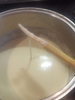 Una foto de Salsa de queso para pasta y carne o pescado