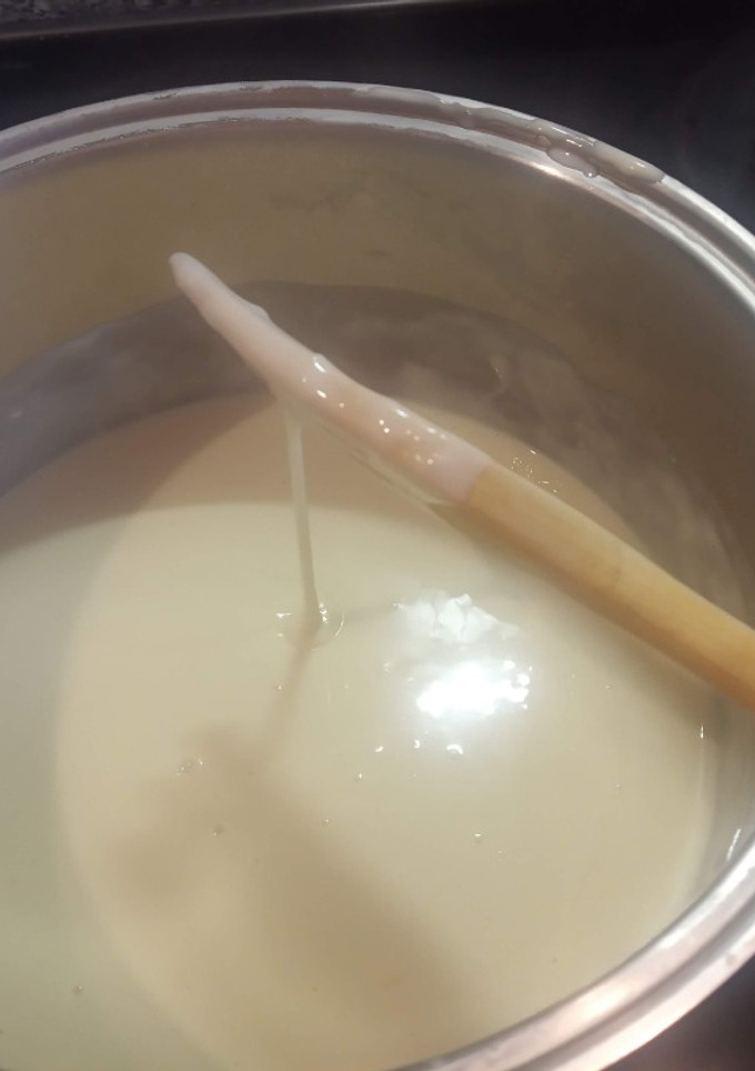 Una foto de Salsa de queso para pasta y carne o pescado