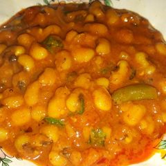 A picture of Black eyed beans sabzi.