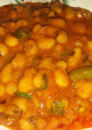A picture of Black eyed beans sabzi.