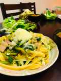Fideos con ajo, aceite y aji Italiano aglio, olio e peperoncino Japonés🇮🇹🇺🇾🇯🇵アーリオオーリオペペロンチーノ
