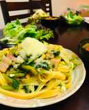 Fideos con ajo, aceite y aji Italiano aglio, olio e peperoncino Japonés🇮🇹🇺🇾🇯🇵アーリオオーリオペペロンチーノ