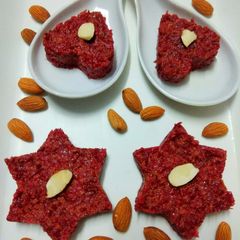 A picture of Beetroot Barfi.