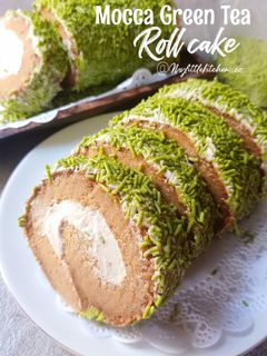 Foto resep #69 Mocca Green Tea Roll Cake