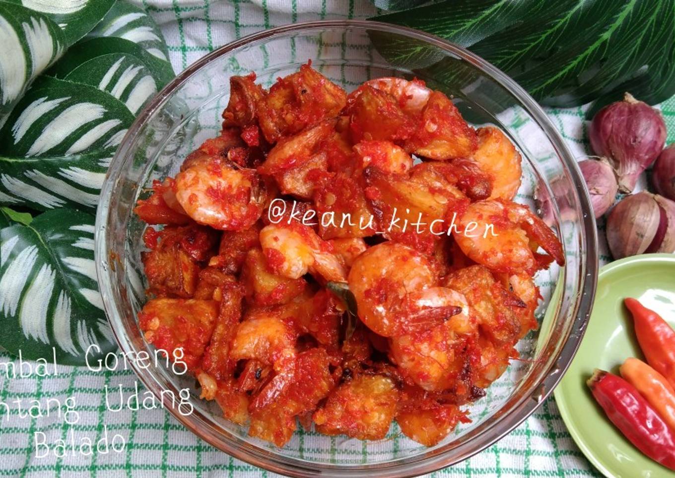 54. Sambal Goreng Kentang Udang Balado