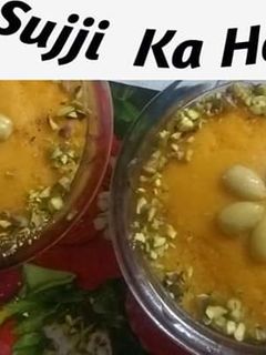 A picture of Suji ka halwa.