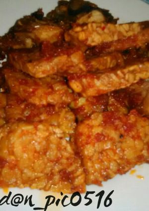 Foto resep Tempe goreng sambel asem