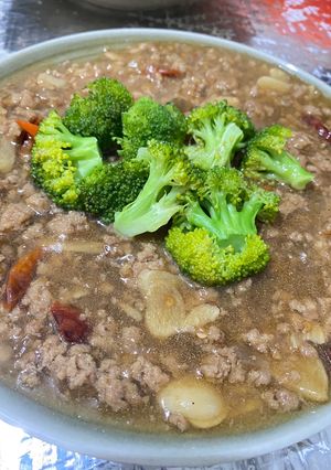 Foto resep Minced chicken with brocoly