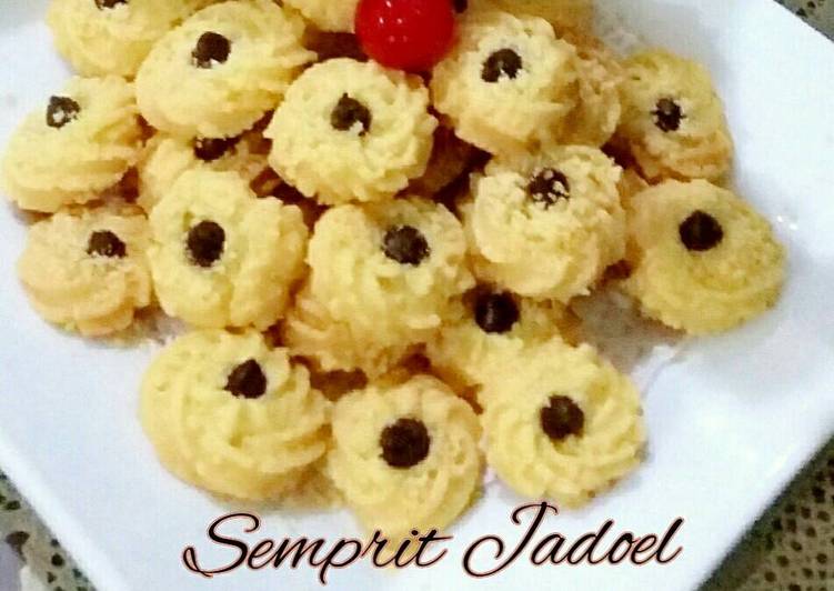 DICOBA@ Resep Semprit Jadoel kue rumahan simple