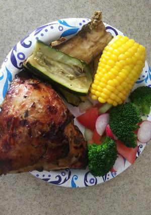 Una foto de Pollo rostizado