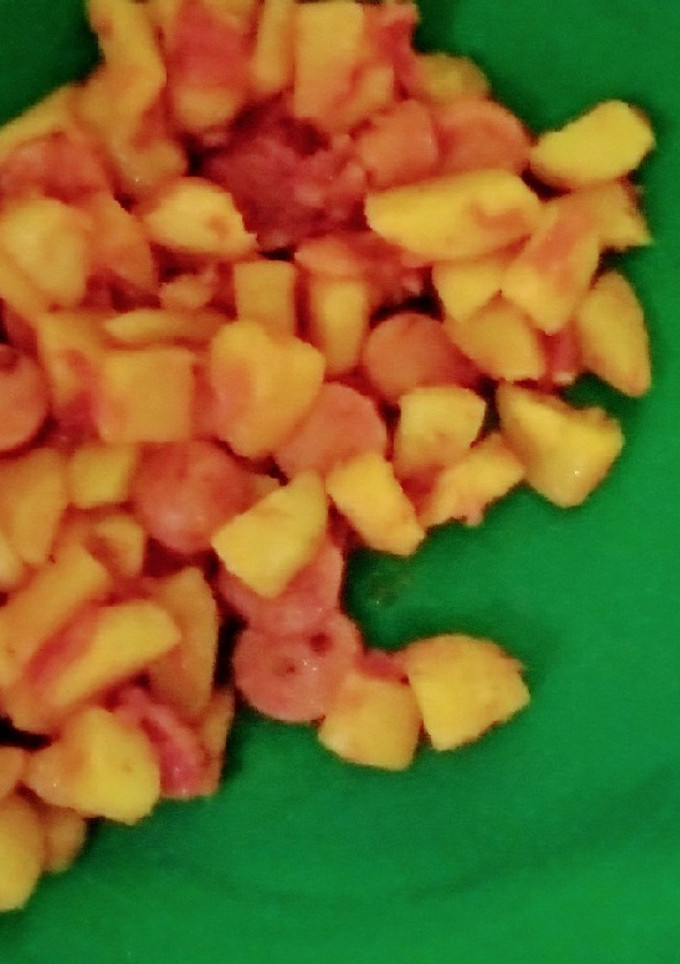 Una foto de Papas con carne