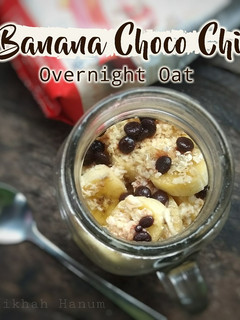 Foto resep Banana Choco Chip Overnight Oat