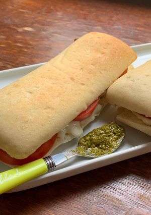 Une photo de Panini Tomate et Mozzarella☆
