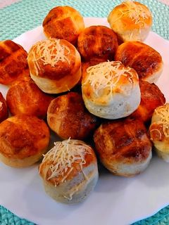 Krumplis pogácsa  Airfryerben recept fotója