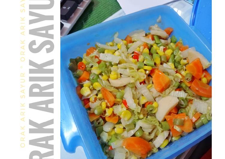 Resep Orak arik sayur #antiribet Anti Gagal