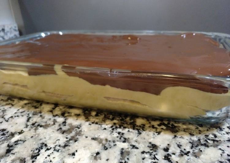 Tarta de la abuela de galletas y chocolate