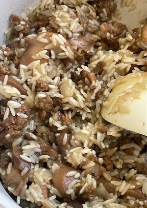 Una foto de Risotto vetegariano