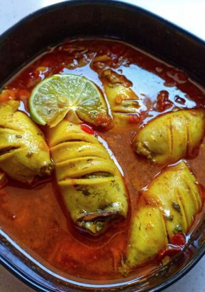 Foto resep Gulai Cumi Isi Tahu