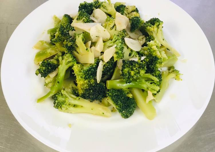 Tumis Brokoli bawang putih ala chef Turnip