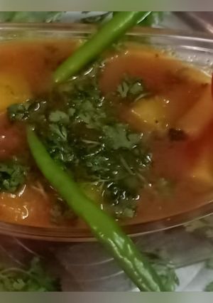 आलू टमाटर की सब्जी, (बिना प्याज और लहसुन के)(aloo tamater ki sabji recipe in hindi) रेसिपी मुख्य फोटो