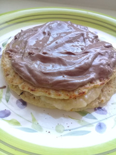 Una foto de Hotcakes saludable y fácil