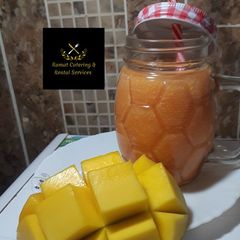 Mango smoothie🥭 A picture of Mango smoothie🥭.