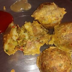A picture of Vada paav dish from our side.