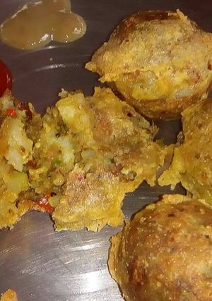 A picture of Vada paav dish from our side.