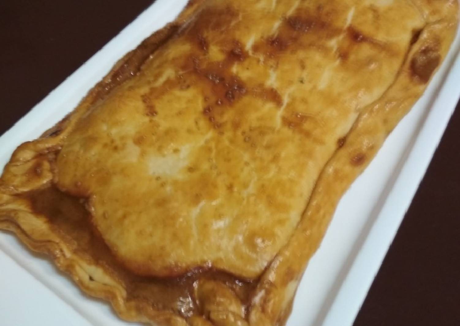 Empanada de pollo al curry. Receta 7218 Receta de Jaime Ascaso 🍅🍊🍊🍅